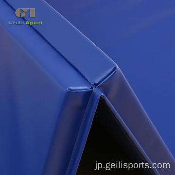 折りたたみ式の厚い青いジムエクササイズマット
